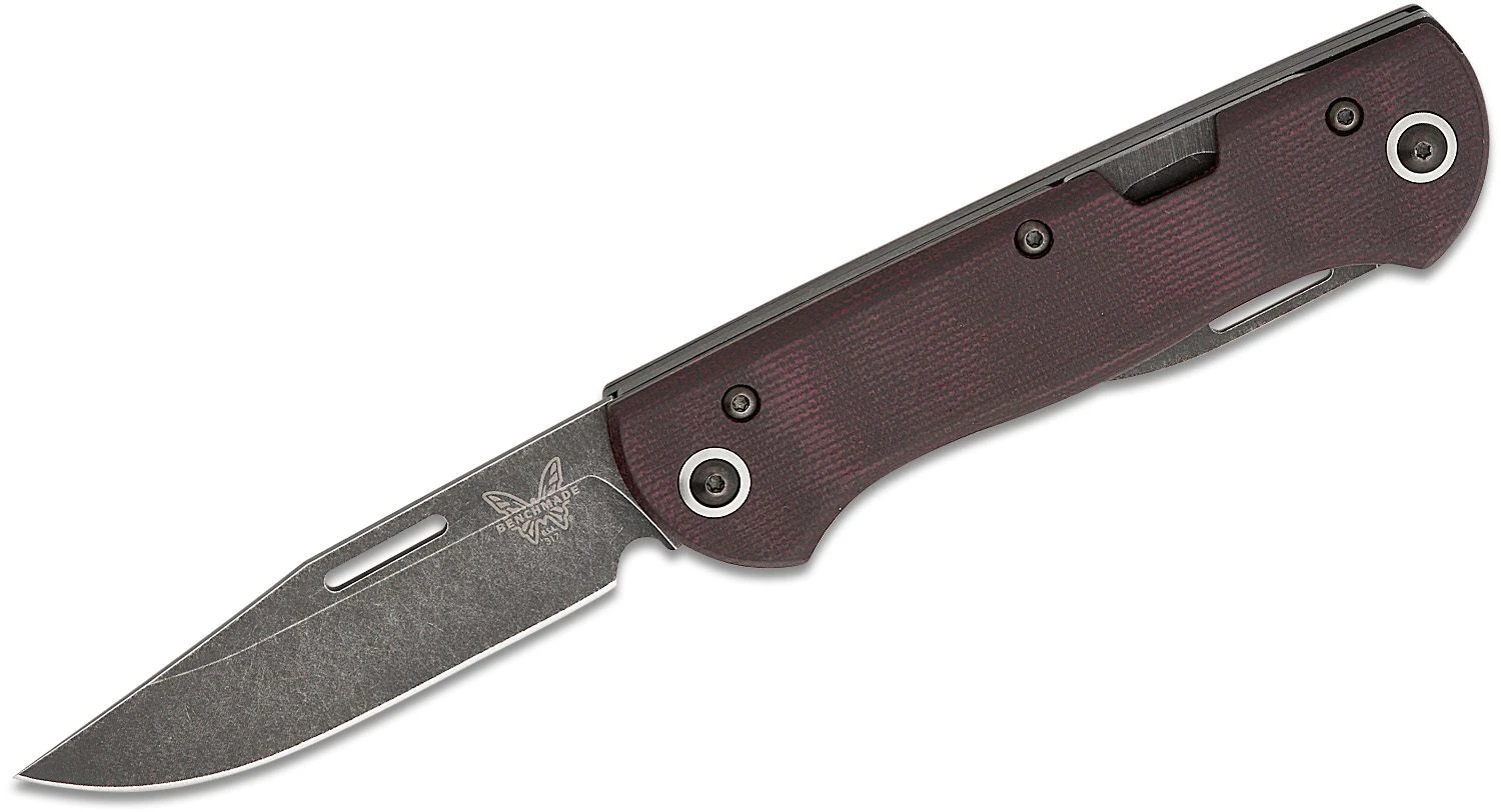 Benchmade Weekender Burgundy Micarta 317BK-02 3 Benchmade Weekender Burgundy Micarta 317BK-02 – Bild 3