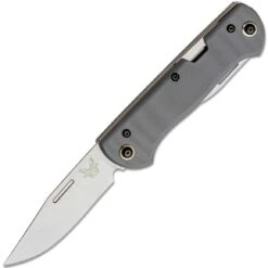 BENCHMADE Weekender 2-Blade Slipjoint Folding Knife, Cool Gray G-10 - 317