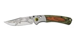 Benchmade Mini Crooked River Mallard Limited Edition Artist Series 15085-2203, Jagdtaschenmesser, Casey Underwood Design