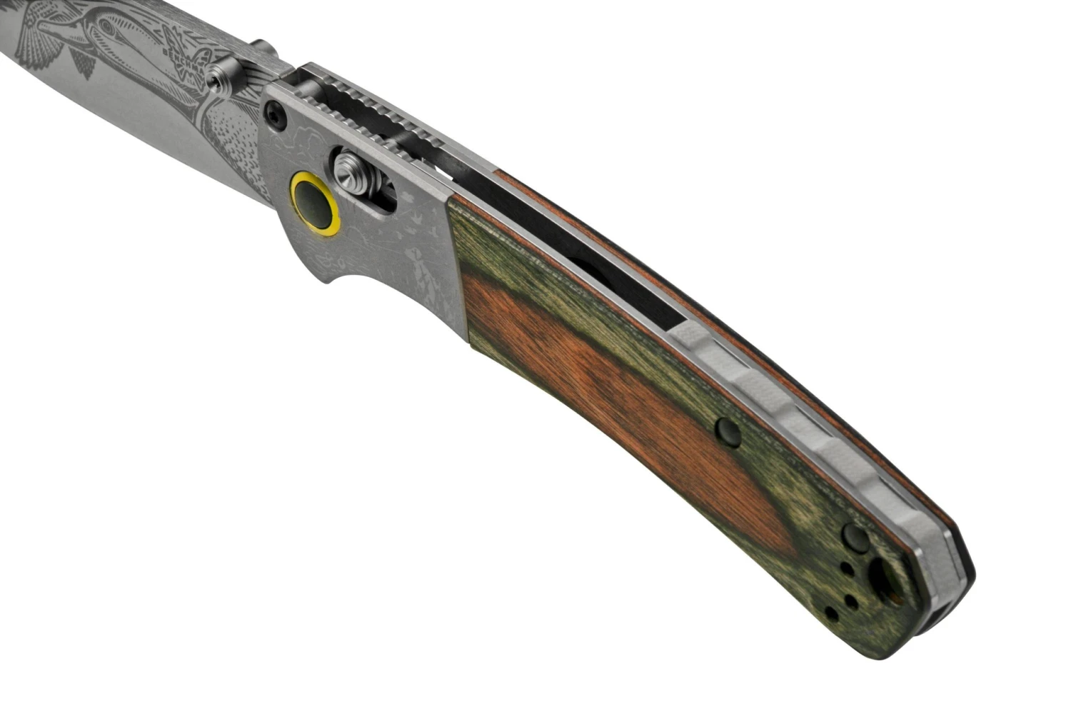 Benchmade Mini Crooked River Mallard Limited Edition Artist Series 15085-2203, Jagdtaschenmesser, Casey Underwood Design 4 Benchmade Mini Crooked River Mallard Limited Edition Artist Series 15085-2203, Jagdtaschenmesser, Casey Underwood Design – Bild 4