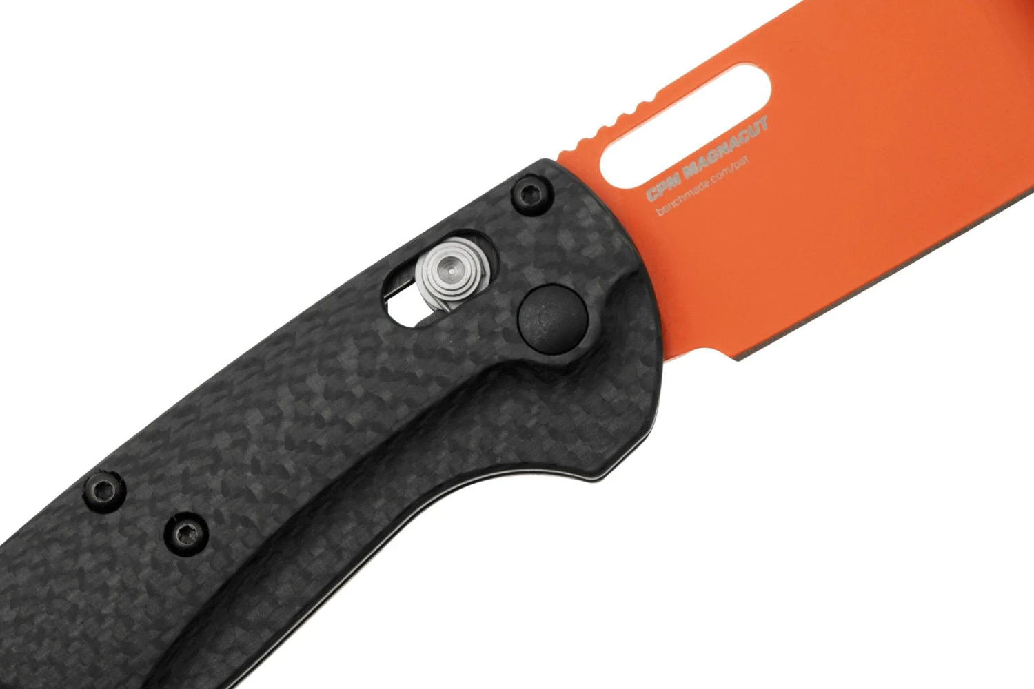 Benchmade Taggedout 15535OR-01, Magnacut, Carbon, Jagd-Taschenmesser 5 Benchmade Taggedout 15535OR-01, Magnacut, Carbon, Jagd-Taschenmesser – Bild 5