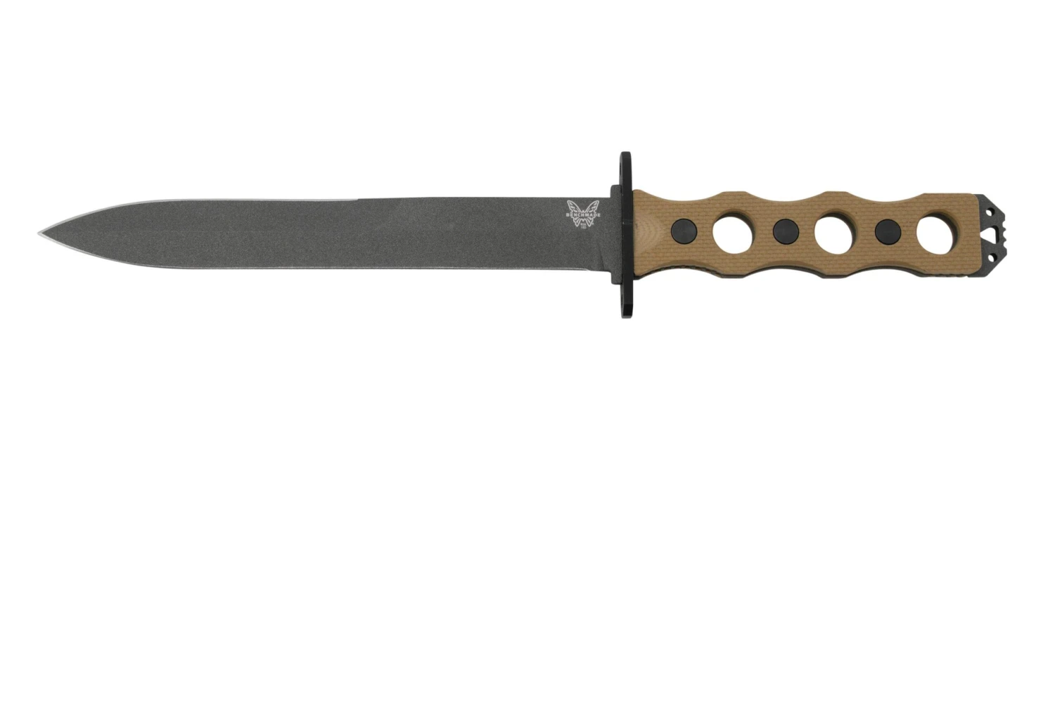 Benchmade SOCP Desert Tan 185BK-1 CPM 3V Feststehende Messer, Greg Thompson Design 1 Benchmade SOCP Desert Tan 185BK-1 CPM 3V Feststehende Messer, Greg Thompson Design