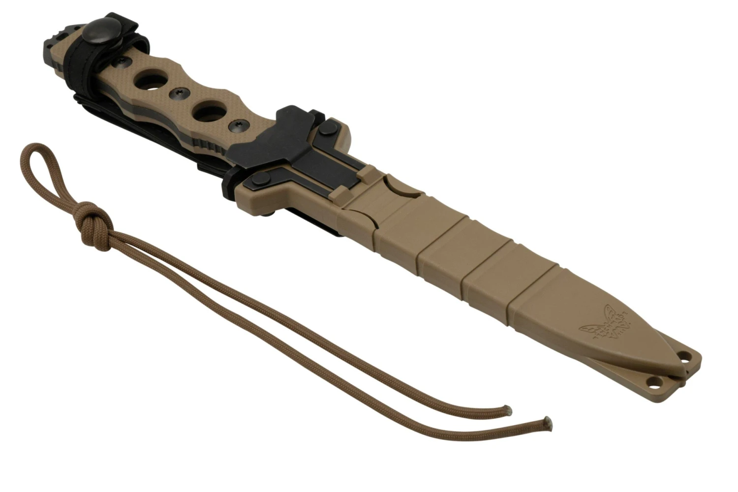 Benchmade SOCP Desert Tan 185BK-1 CPM 3V Feststehende Messer, Greg Thompson Design 6 Benchmade SOCP Desert Tan 185BK-1 CPM 3V Feststehende Messer, Greg Thompson Design – Bild 6