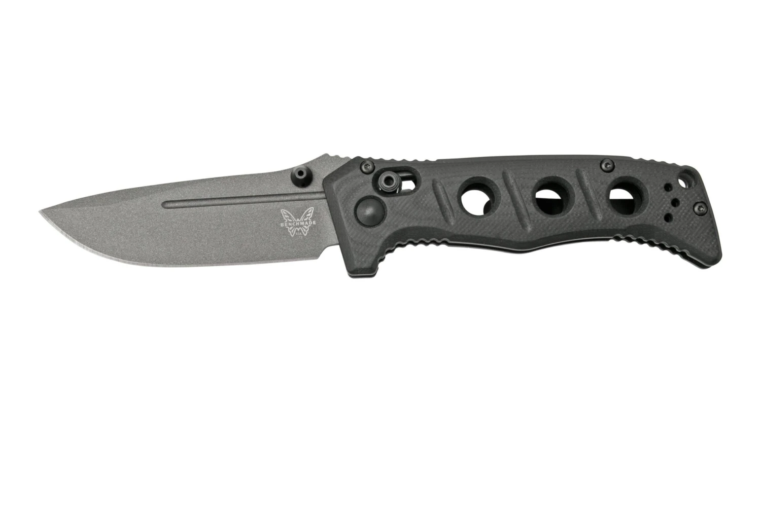 Benchmade 273GY-1 Sibert Mini Adamas Schwarz G10, Tungsten Grey Taschenmesser, Shane Sibert Design 1 Benchmade 273GY-1 Sibert Mini Adamas Schwarz G10, Tungsten Grey Taschenmesser, Shane Sibert Design