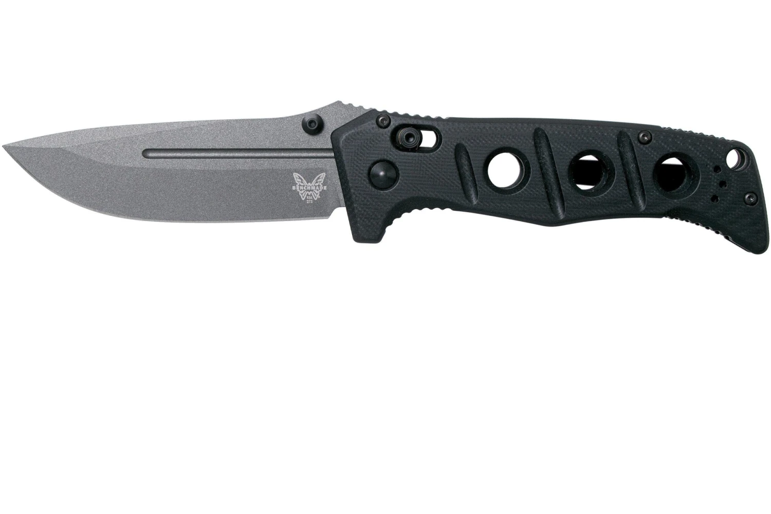Benchmade 275GY-1 Sibert Adamas Schwarz G10, Tungsten Grey Taschenmesser, Shane Sibert Design 1 Benchmade 275GY-1 Sibert Adamas Schwarz G10, Tungsten Grey Taschenmesser, Shane Sibert Design