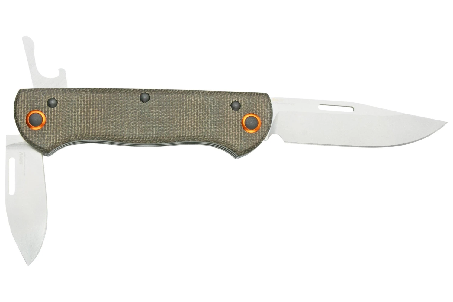 Benchmade Weekender 317-1 Canvas Micarta Grün, Slipjoint-Taschenmesser 2 Benchmade Weekender 317-1 Canvas Micarta Grün, Slipjoint-Taschenmesser – Bild 2