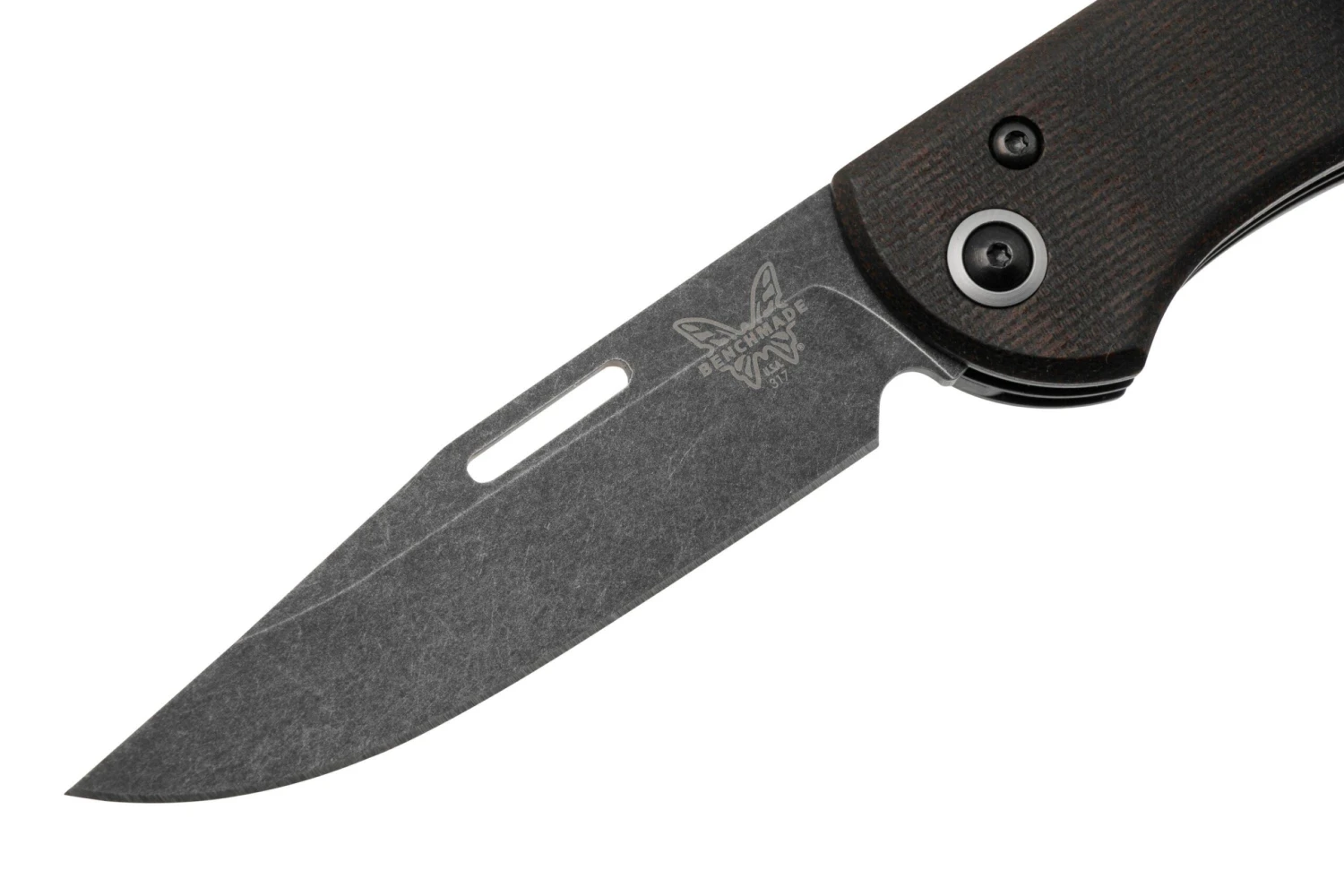 Benchmade Weekender 317BK-02, CPM-S90V, Burgundy Micarta, Slipjoint Taschenmesser 3 Benchmade Weekender 317BK-02, CPM-S90V, Burgundy Micarta, Slipjoint Taschenmesser – Bild 3