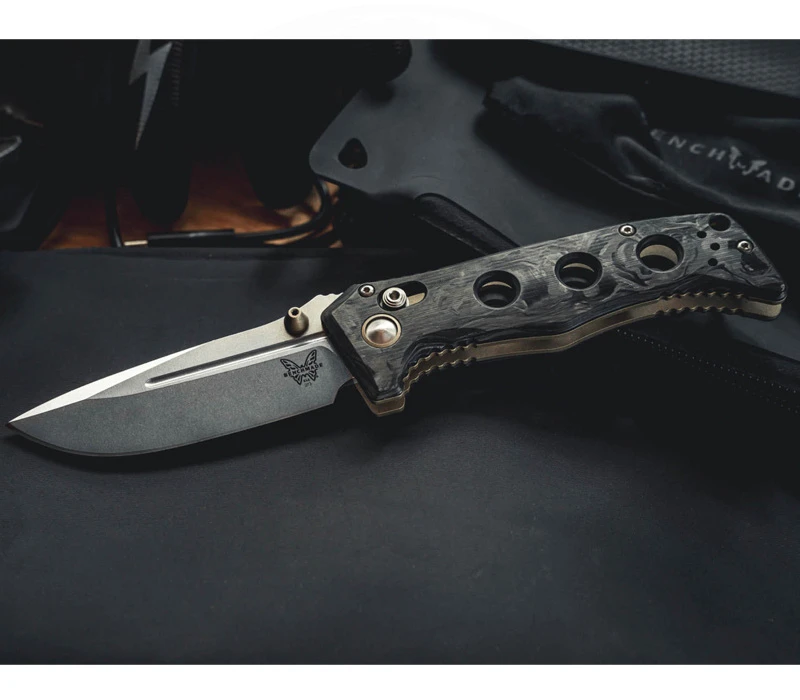 Benchmade Mini Adamas Marble Carbon 2 Benchmade Mini Adamas Marble Carbon – Bild 2