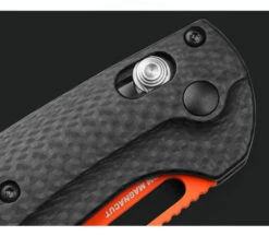 Benchmade Taggedout MagnaCut 7 Benchmade Taggedout MagnaCut -Benchmade Verkaufsgeschäft Taggedout Carbon Fiber Orange Lock 1280x1280