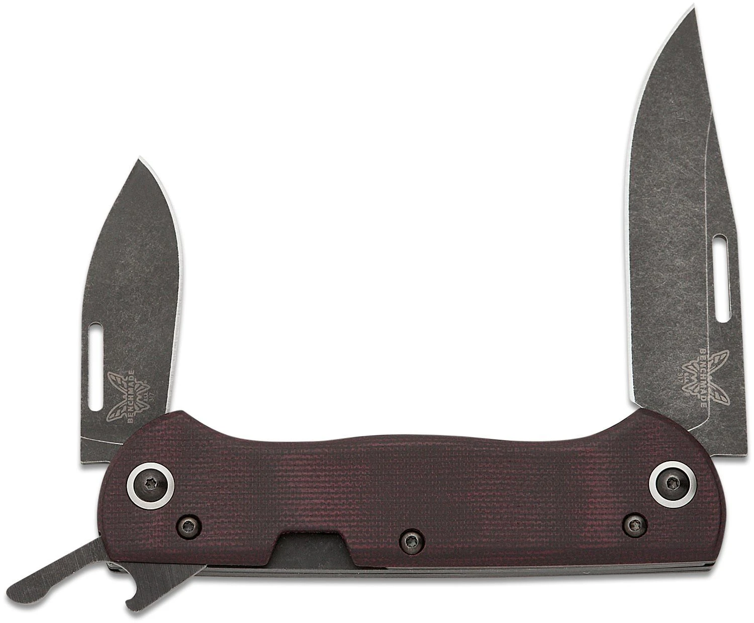 Benchmade Weekender Burgundy Micarta 317BK-02 2 Benchmade Weekender Burgundy Micarta 317BK-02 – Bild 2