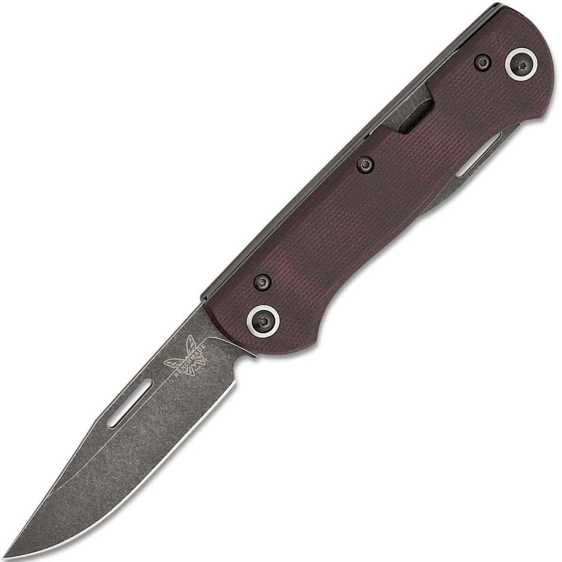Benchmade Weekender Burgundy Micarta 317BK-02 1 Benchmade Weekender Burgundy Micarta 317BK-02
